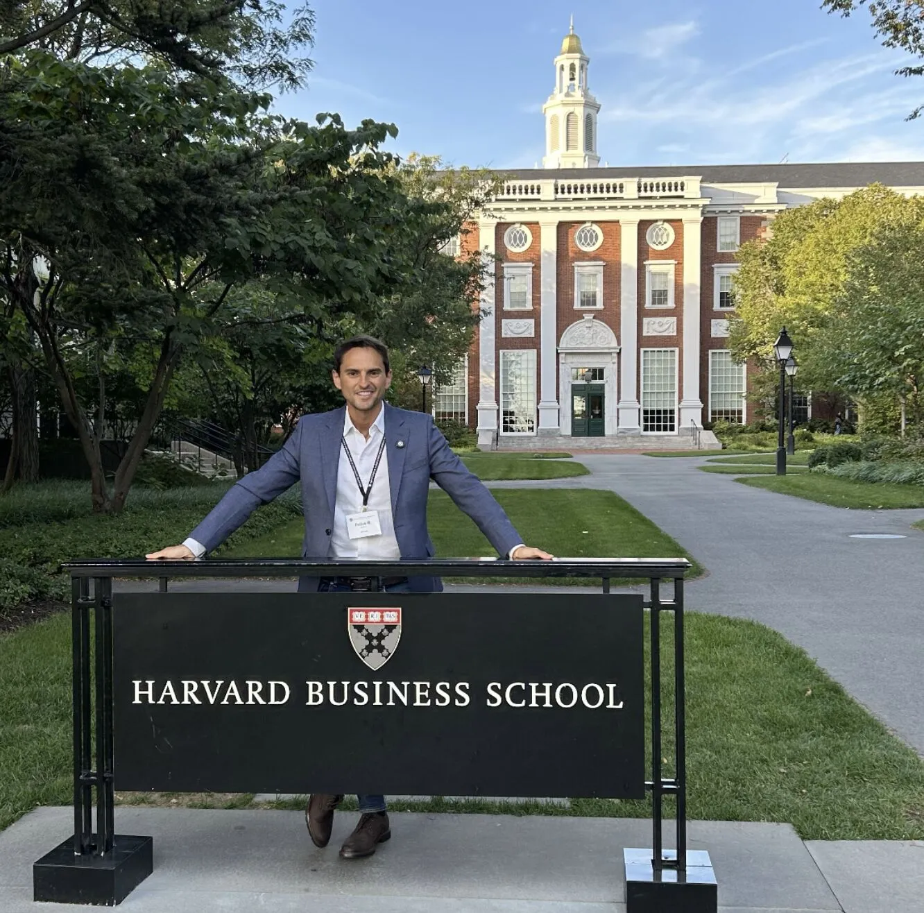 Felipe Beck em Harvard